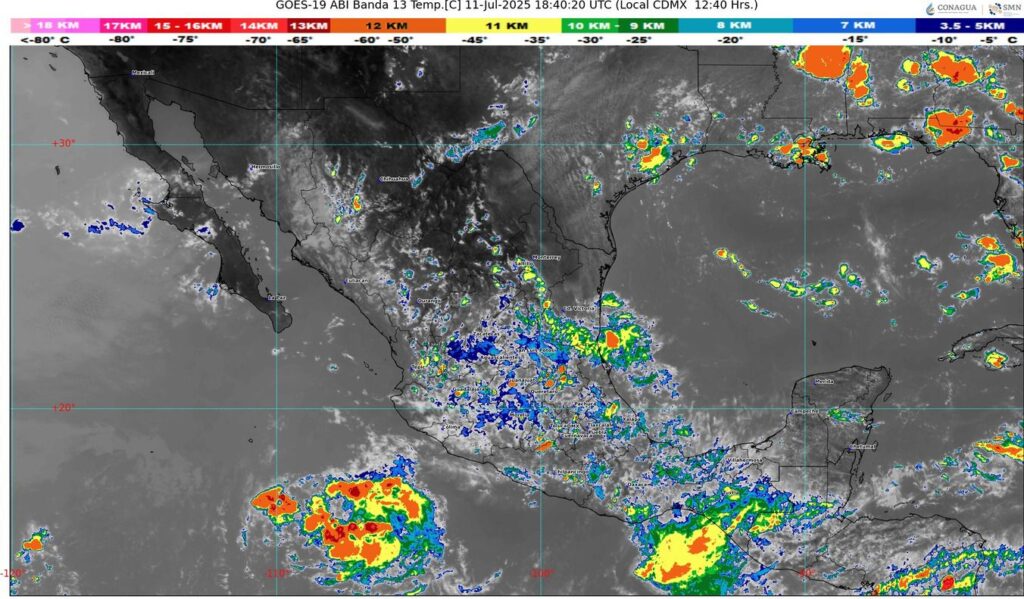 Este viernes se esperan lluvias en varias zonas de Guerrero