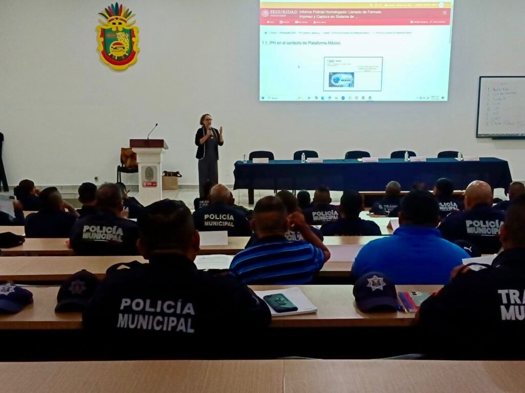 Profesionaliza la SSP Guerrero a Policías de 38 municipios y Policías estatales en Informe Policial Homologado y Registro Nacional de Detenciones