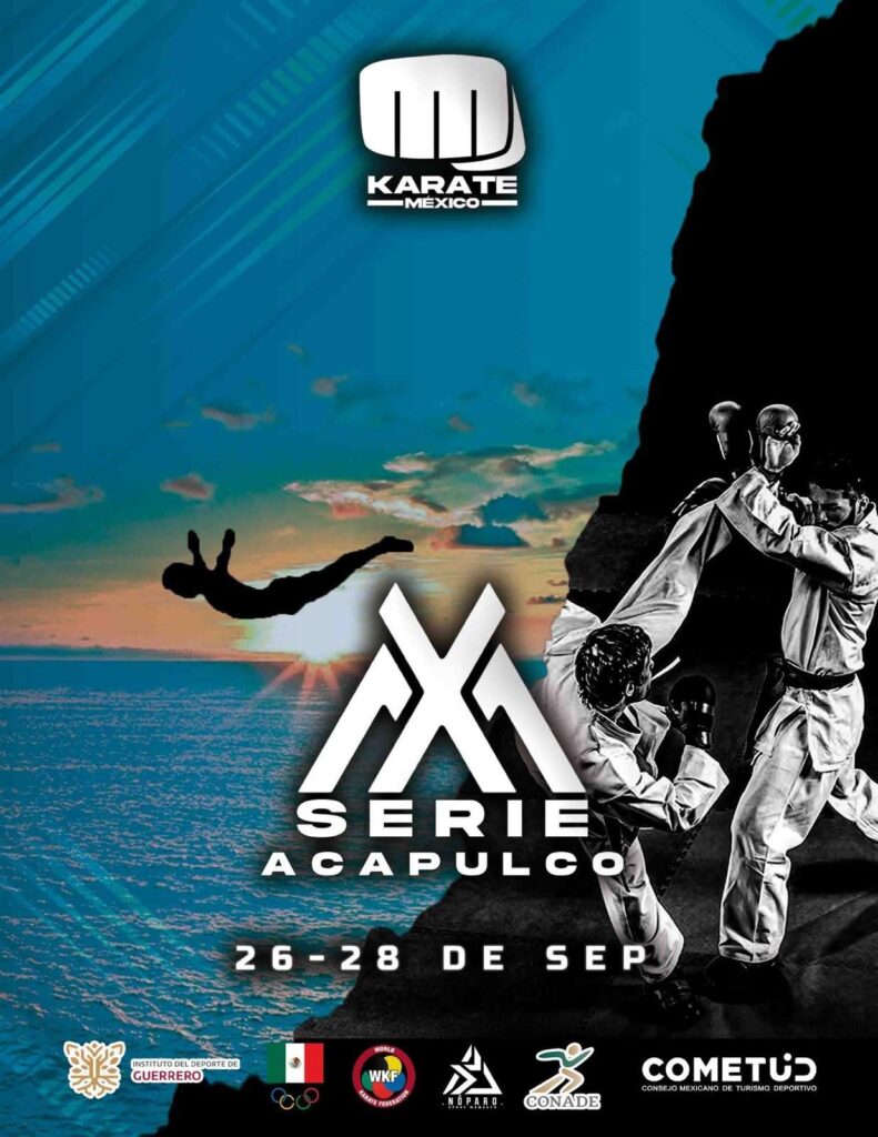 Acapulco sede del Campeonato Nacional de karate “Serie MX Acapulco 2025”