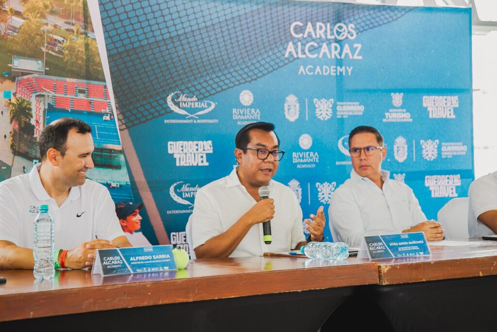 Confirma Gobierno de Guerrero segunda edición de la Carlos Alcaraz Academy en Acapulco