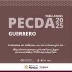 RESULTADOS CONVOCATORIA 2025 PECDA GUERRERO