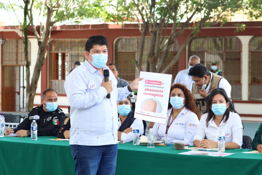 Guerrero refuerza acciones de prevención y apoyo para evitar el sarampión en la Montaña