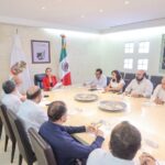 Evelyn Salgado se reúne con el Comité Organizador de la 36 Convención Internacional de Minería