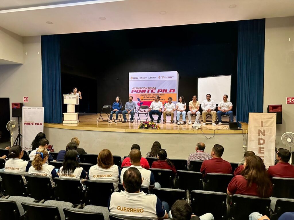 Gobierno del Estado y la CONADE capacitan a Embajadores y Voluntarios de Activación Física “Ponte Pila”