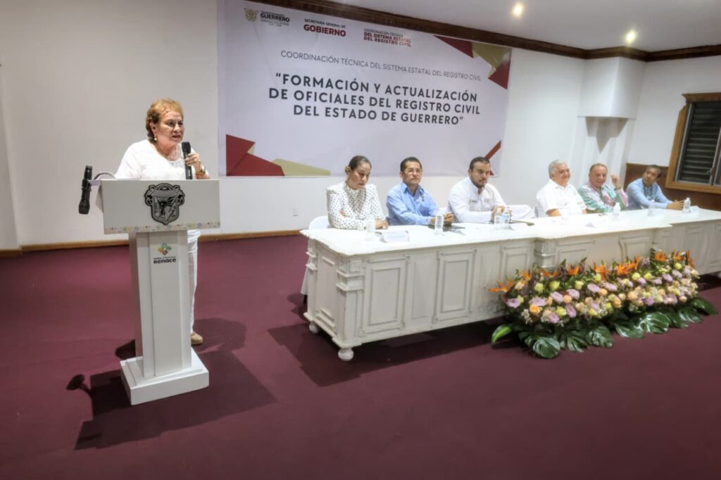 Gobierno de Guerrero fortalece la profesionalización de oficiales del Registro Civil en la región Centro