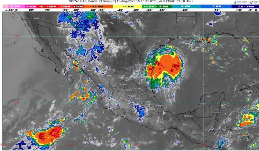 Se pronostican lluvias de moderadas a fuertes para este viernes 15 de agosto: SGIRPCGRO
