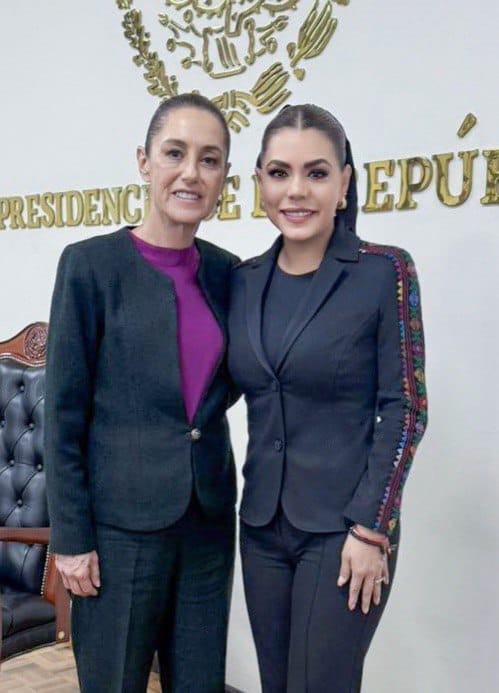 Evelyn Salgado se reúne con Claudia Sheinbaum en sesión de Gabinete de Seguridad Nacional